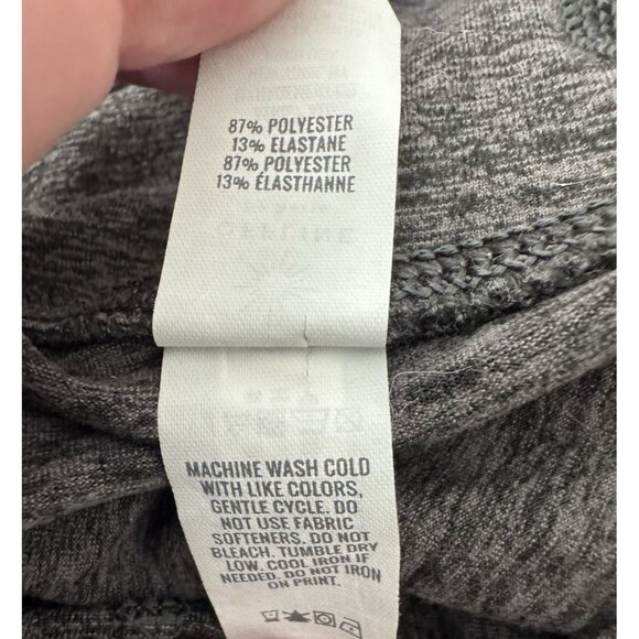 Offline By Aerie Gray The Hugger Legging Split Hem High Rise Pants Size Small - Picture 8 of 9